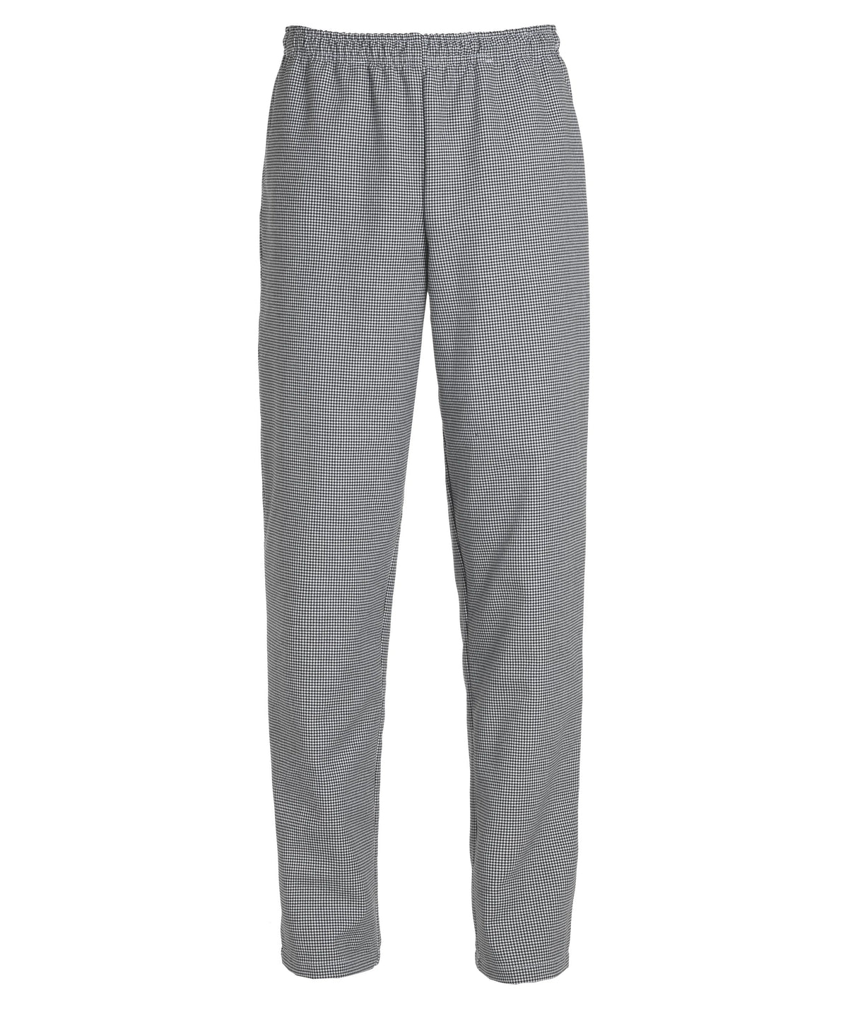 Arbetsbyxa Kentaur – jogging, unisex – Svart/vit pepitarutig