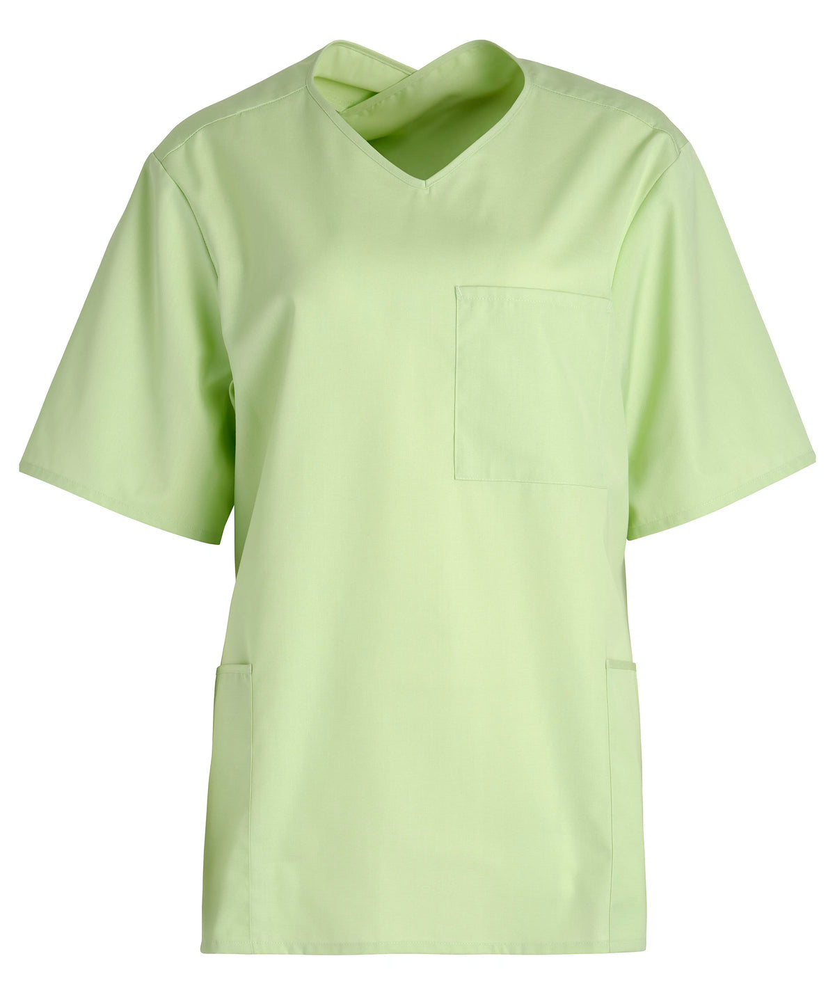 Scrubstopp Kentaur Comfy Fit – korsad hals, unisex – Äppelgrön