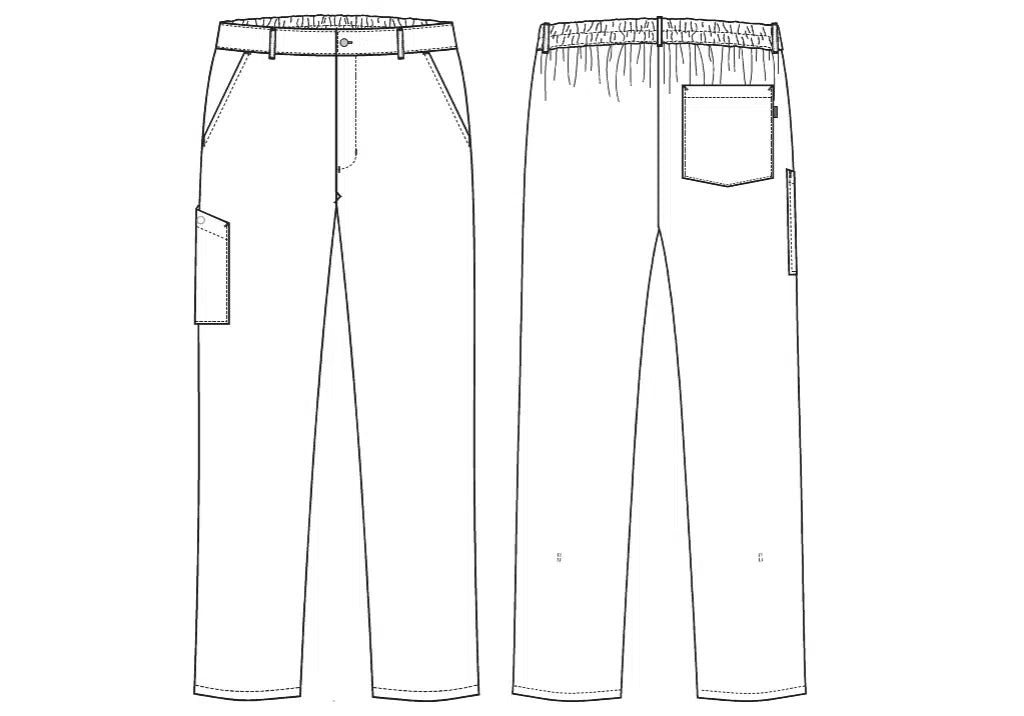 Arbetsbyxa Kentaur 4-way stretch – justerbar midja, unisex