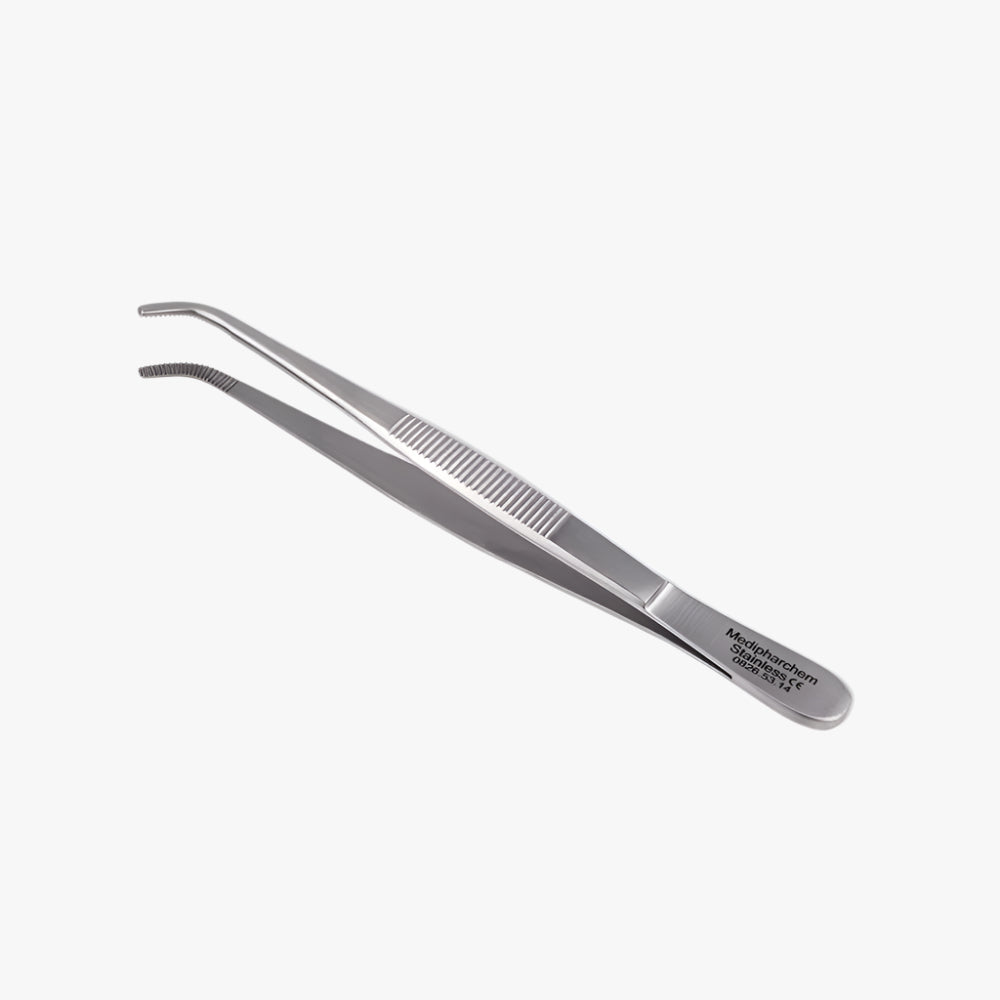 Förbandspincett böjd 16 cm