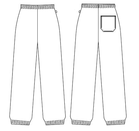 Arbetsbyxa Kentaur – mudd nedtill, unisex