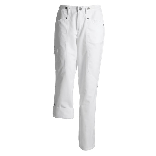 Arbetsbyxa Kentaur Flex – reglerbar midja, unisex – Vit