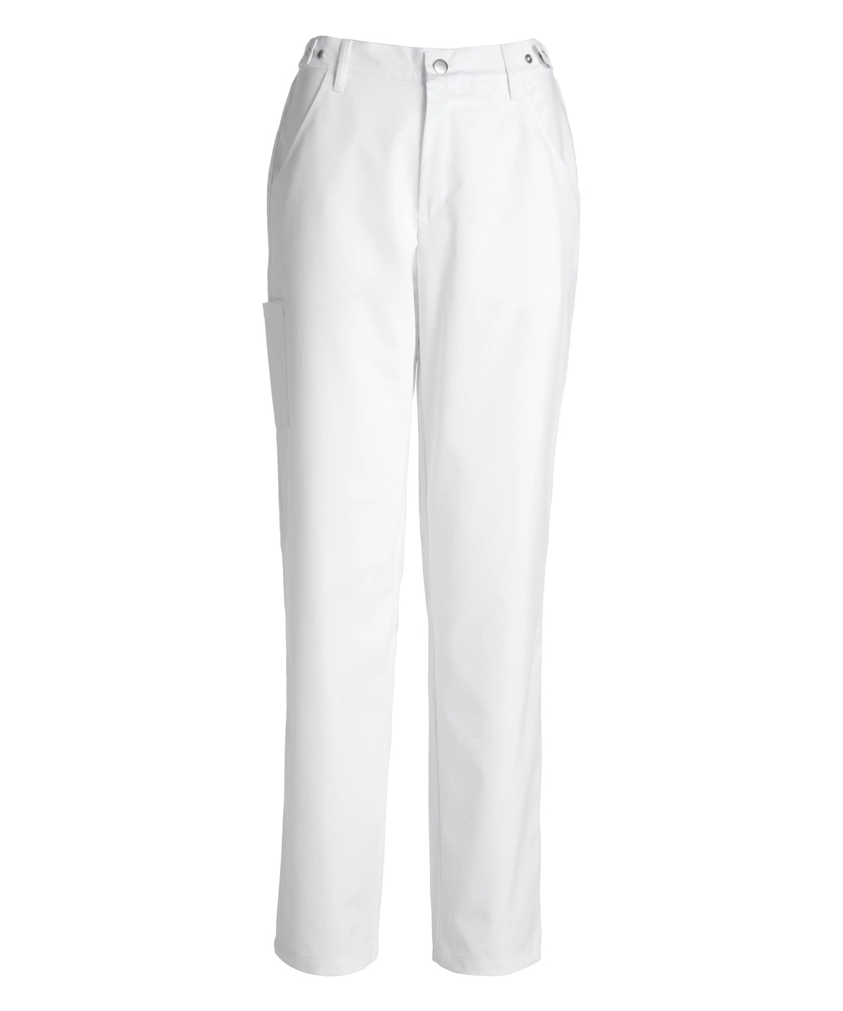 Arbetsbyxa Kentaur med gylf – unisex – Vit – bomull