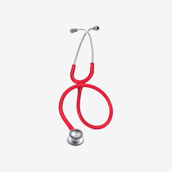Stetoskop Littmann Classic II Pediatriskt Röd med bröststycke i bortstat rostfritt stål