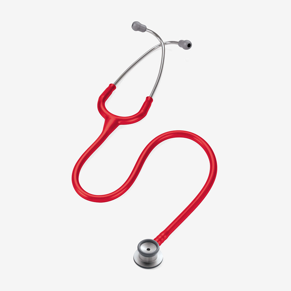 Stetoskop Littmann Classic II Infant Röd med bröststycke i bortstat rostfritt stål