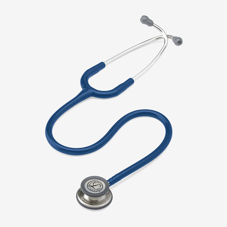 Stetoskop Littmann Classic III Marinblå med Bröststycke i Borstat rostfritt stål