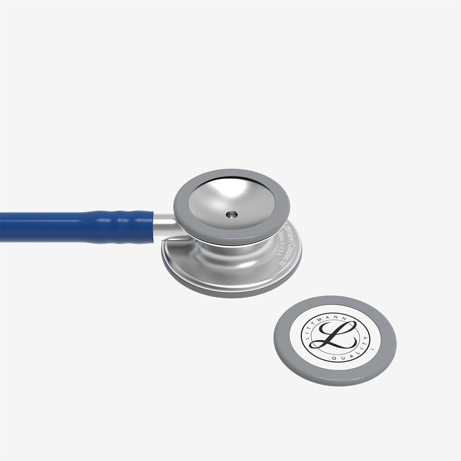 Stetoskop Littmann Classic III Marinblå med Bröststycke i Borstat rostfritt stål