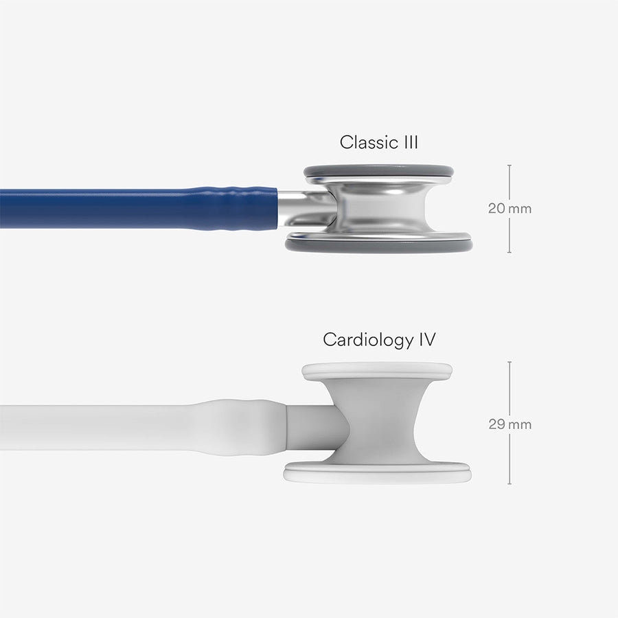 Stetoskop Littmann Classic III Marinblå med Bröststycke i Borstat rostfritt stål