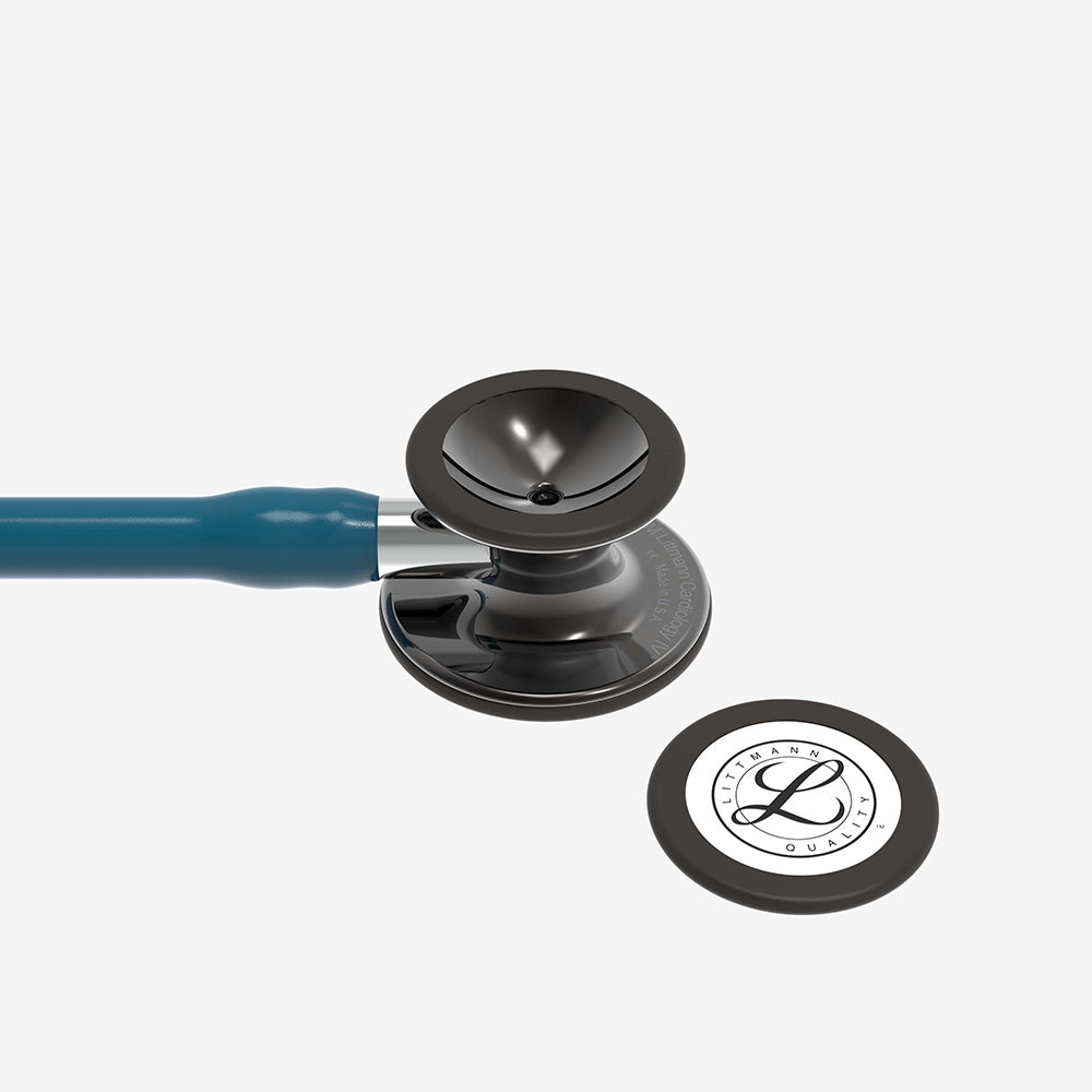 Stetoskop Littmann Cardiology IV Turkos med svart spegelblankt bröststycke och svarta hörlurar